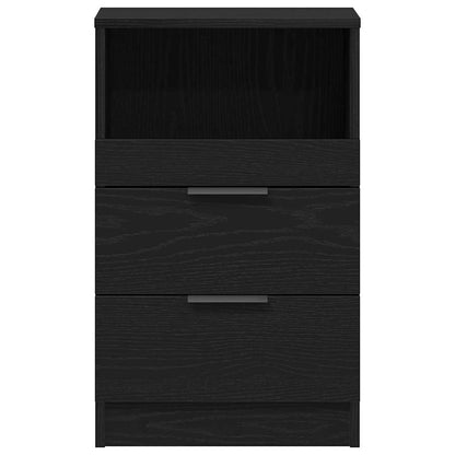 vidaXL Nachttisch Schwarz Eichen-Optik 40 x 35 x 65 cm Holzwerkstoff