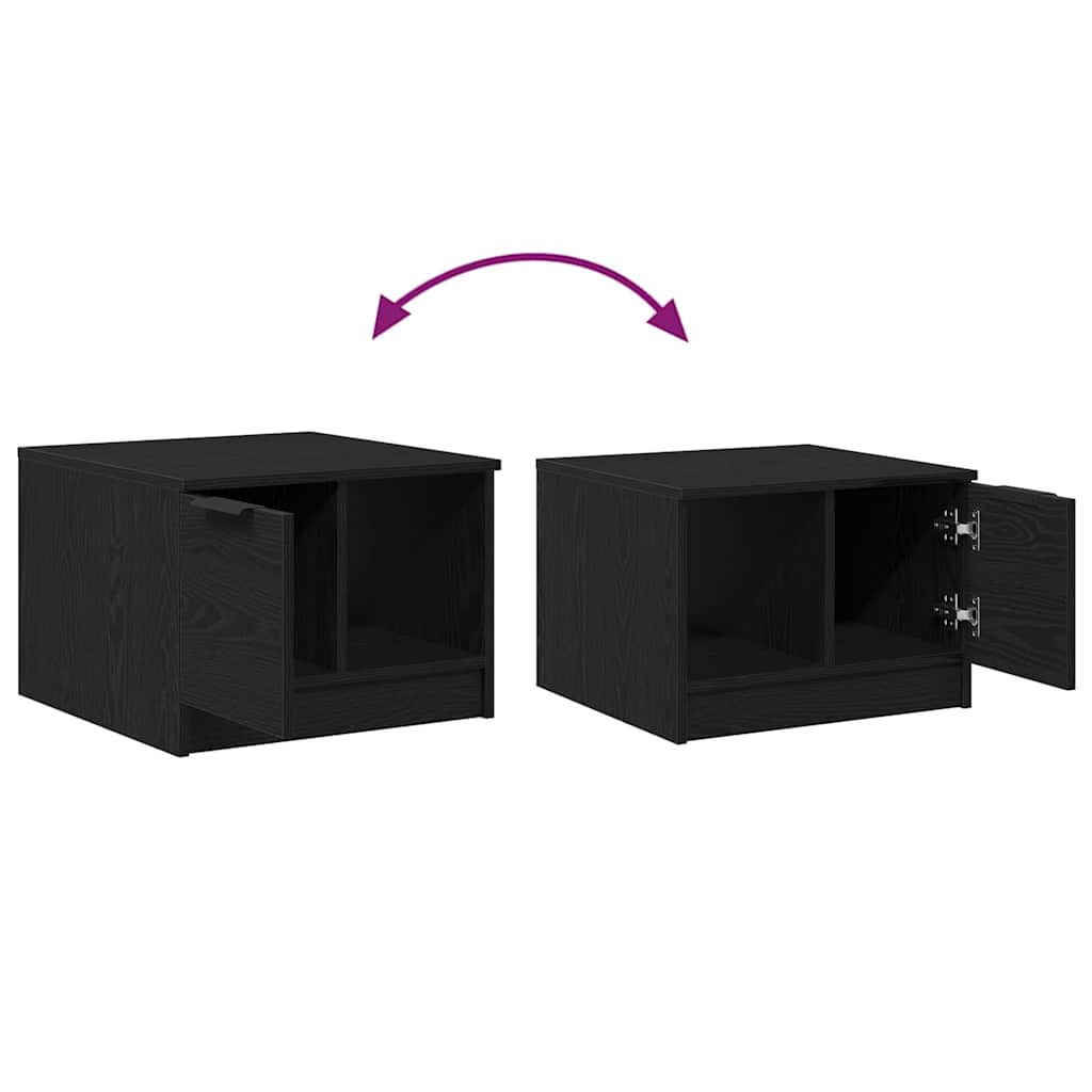 Couchtisch Schwarze Eiche 50 x 50 x 36 cm Holzwerkstoff