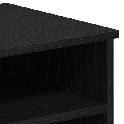 TV-Schränk 2 pcs Schwarz Eichen-Optik 80 x 35 x 36,5 cm
