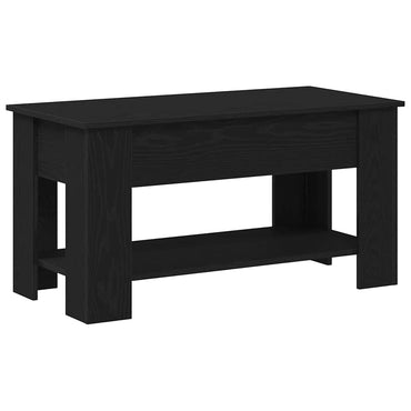 vidaXL Couchtisch Schwarze Eiche 101 x 49 x 52 cm Holzwerkstoff