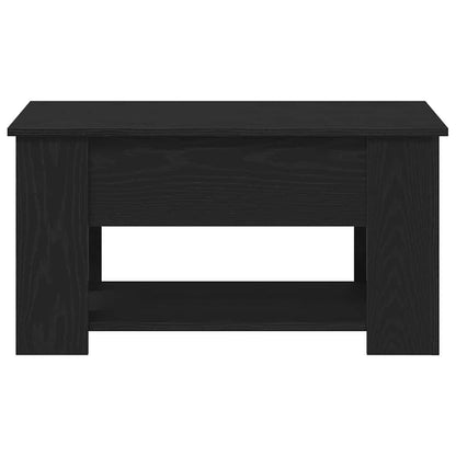 vidaXL Couchtisch Schwarz Eichen-Optik 79 x 49 x 41 cm Holzwerkstoff