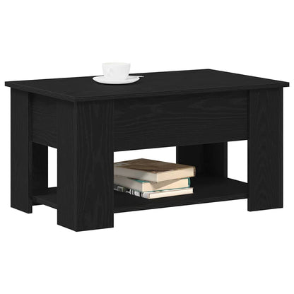vidaXL Couchtisch Schwarz Eichen-Optik 79 x 49 x 41 cm Holzwerkstoff