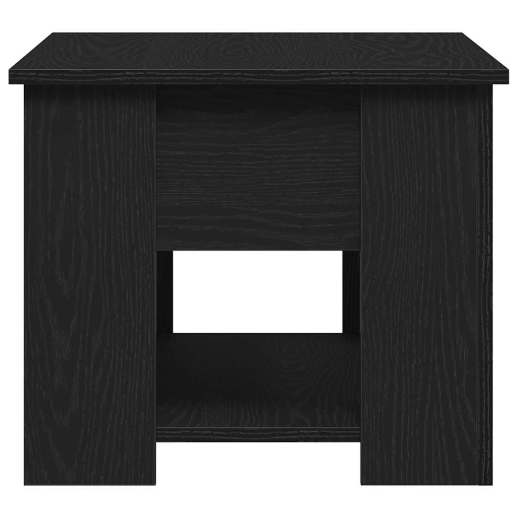 vidaXL Couchtisch Schwarz Eichen-Optik 79 x 49 x 41 cm Holzwerkstoff