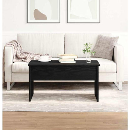 vidaXL Couchtisch Schwarz Eichen-Optik 80 x 50,5 x 41,5 cm