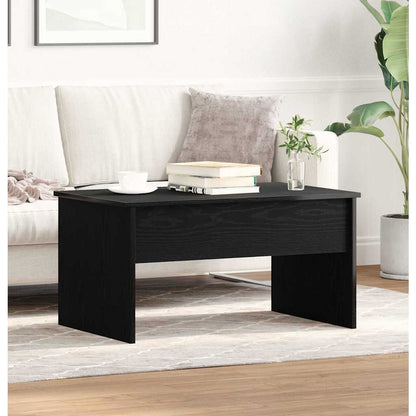 vidaXL Couchtisch Schwarz Eichen-Optik 80 x 50,5 x 41,5 cm