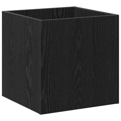 Blumentopfschachtel Schwarz Eichen-Optik 40 x 38,5 x 40 cm
