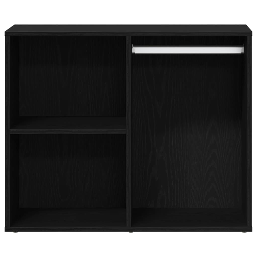 vidaXL Kosmetikschrank mit Regal Schwarz Eichen-Optik 80 x 40 x 65 cm