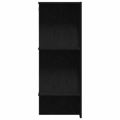 vidaXL Flurschrank mit Regal Schwarz Eichen-Optik 97,5 x 37 x 99 cm