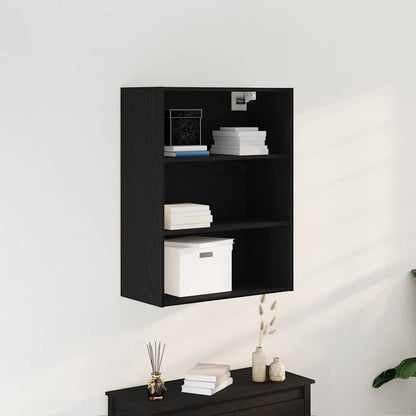 vidaXL Hängender Wandschrank Schwarze Eiche 69,5 x 32,5 x 90 cm