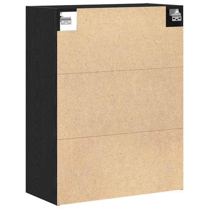 vidaXL Hängender Wandschrank Schwarze Eiche 69,5 x 32,5 x 90 cm