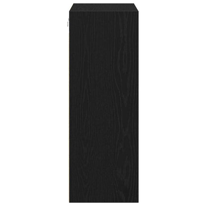 vidaXL Hängender Wandschrank Schwarze Eiche 69,5 x 32,5 x 90 cm