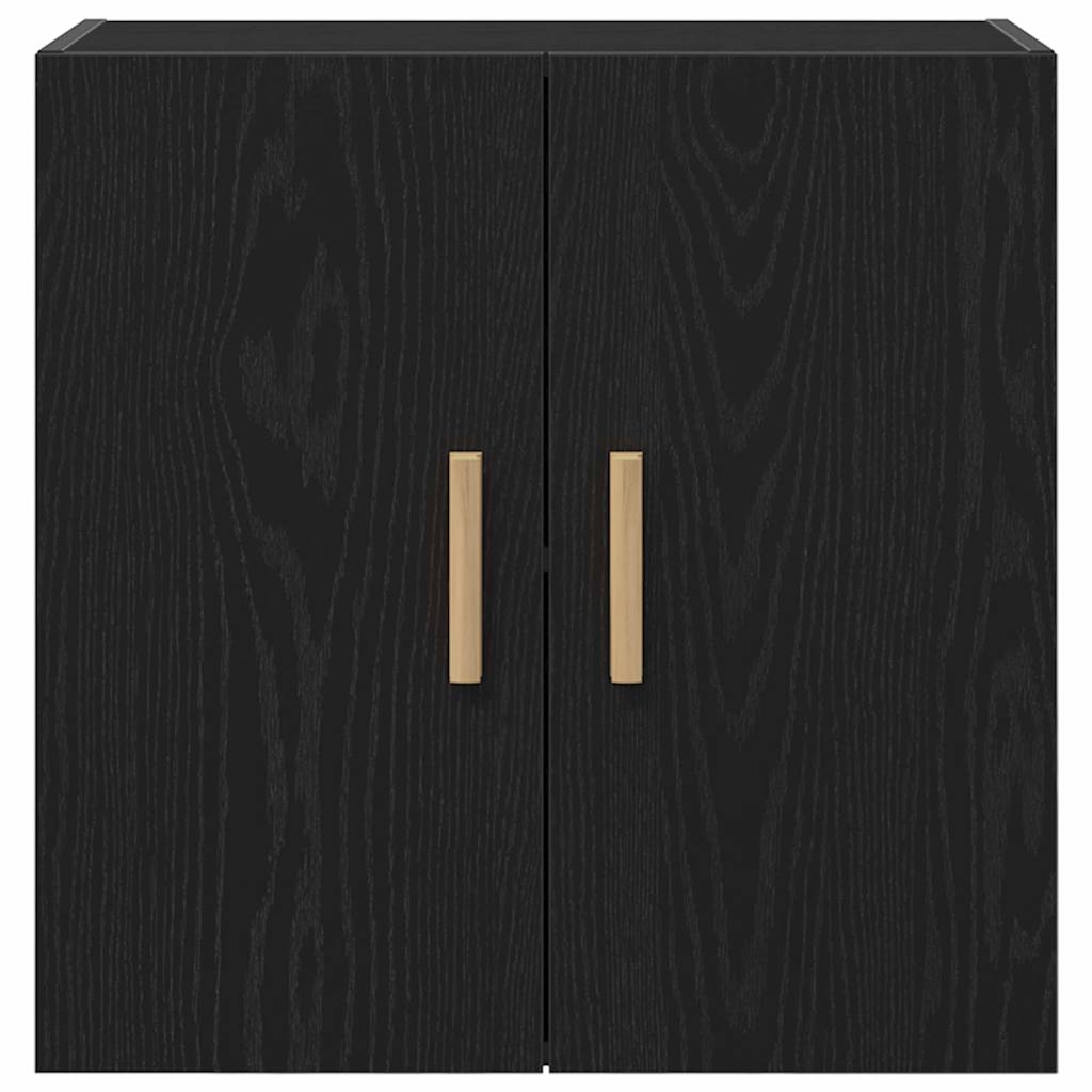 vidaXL Wandschrank Schwarz Eichen-Optik 60 x 30 x 60 cm Holzwerkstoff