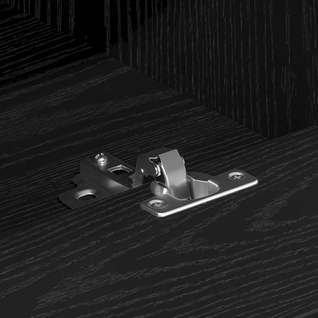 TV-Schränk Schwarz Eichen-Optik 150 x 30 x 44,5 cm