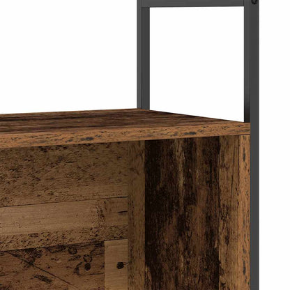 vidaXL Regal Räuchereiche 80 x 30 x 78.5 cm Holzwerkstoff