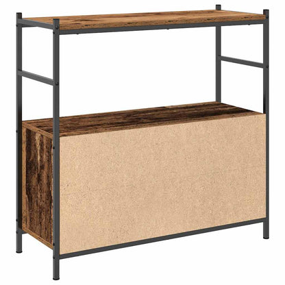 vidaXL Regal Räuchereiche 80 x 30 x 78.5 cm Holzwerkstoff
