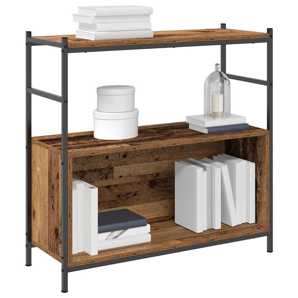 vidaXL Regal Räuchereiche 80 x 30 x 78.5 cm Holzwerkstoff