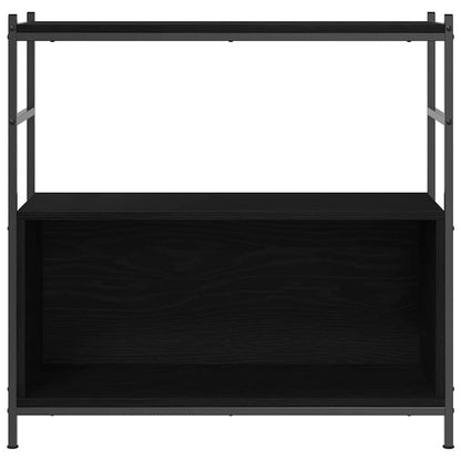 vidaXL Regal Schwarz Eichen-Optik 80 x 30 x 78.5 cm Holzwerkstoff