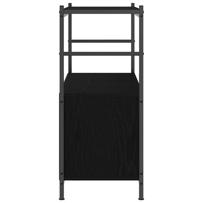 vidaXL Regal Schwarz Eichen-Optik 80 x 30 x 78.5 cm Holzwerkstoff