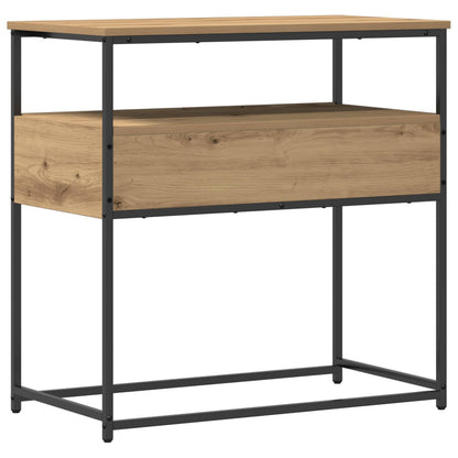 vidaXL Konsolentisch Artisan-Eiche 75 x 40 x 75 cm Holzwerkstoff