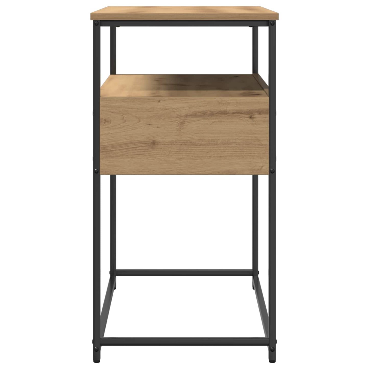 vidaXL Konsolentisch Artisan-Eiche 75 x 40 x 75 cm Holzwerkstoff