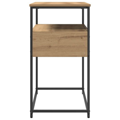 vidaXL Konsolentisch Artisan-Eiche 75 x 40 x 75 cm Holzwerkstoff