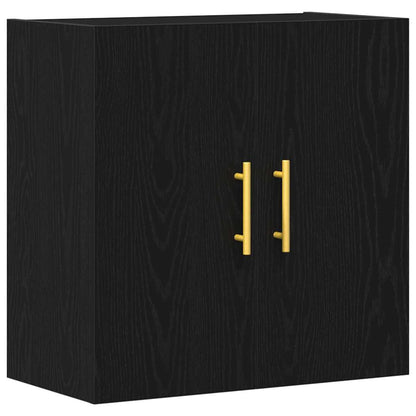 vidaXL Wandmontierter Schrank Schwarz Eichen-Optik 60 x 31 x 70 cm