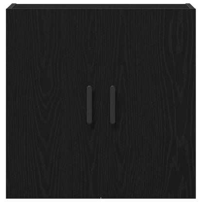vidaXL Wandmontierter Schrank Schwarz Eichen-Optik 60 x 31 x 60 cm