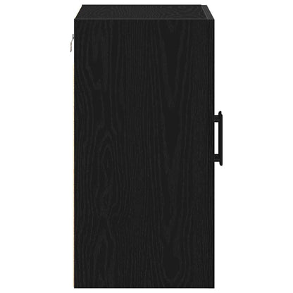 vidaXL Wandmontierter Schrank Schwarz Eichen-Optik 60 x 31 x 60 cm