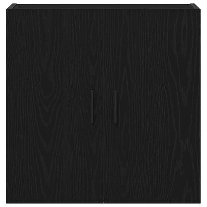 vidaXL Wandmontierter Schrank Schwarz Eichen-Optik 60 x 31 x 60 cm