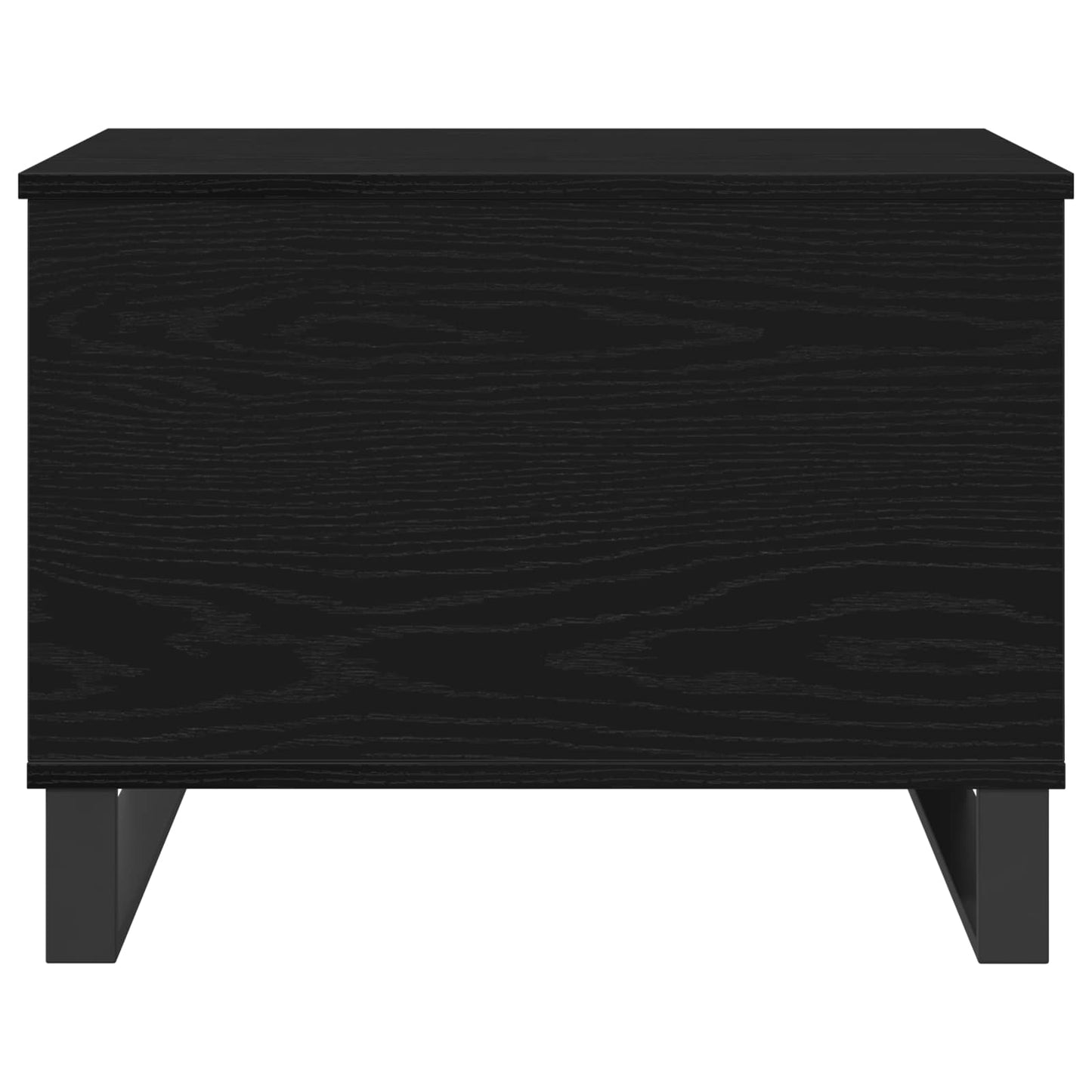 vidaXL Couchtisch Schwarz Eichen-Optik 60 x 44,5 x 45 cm