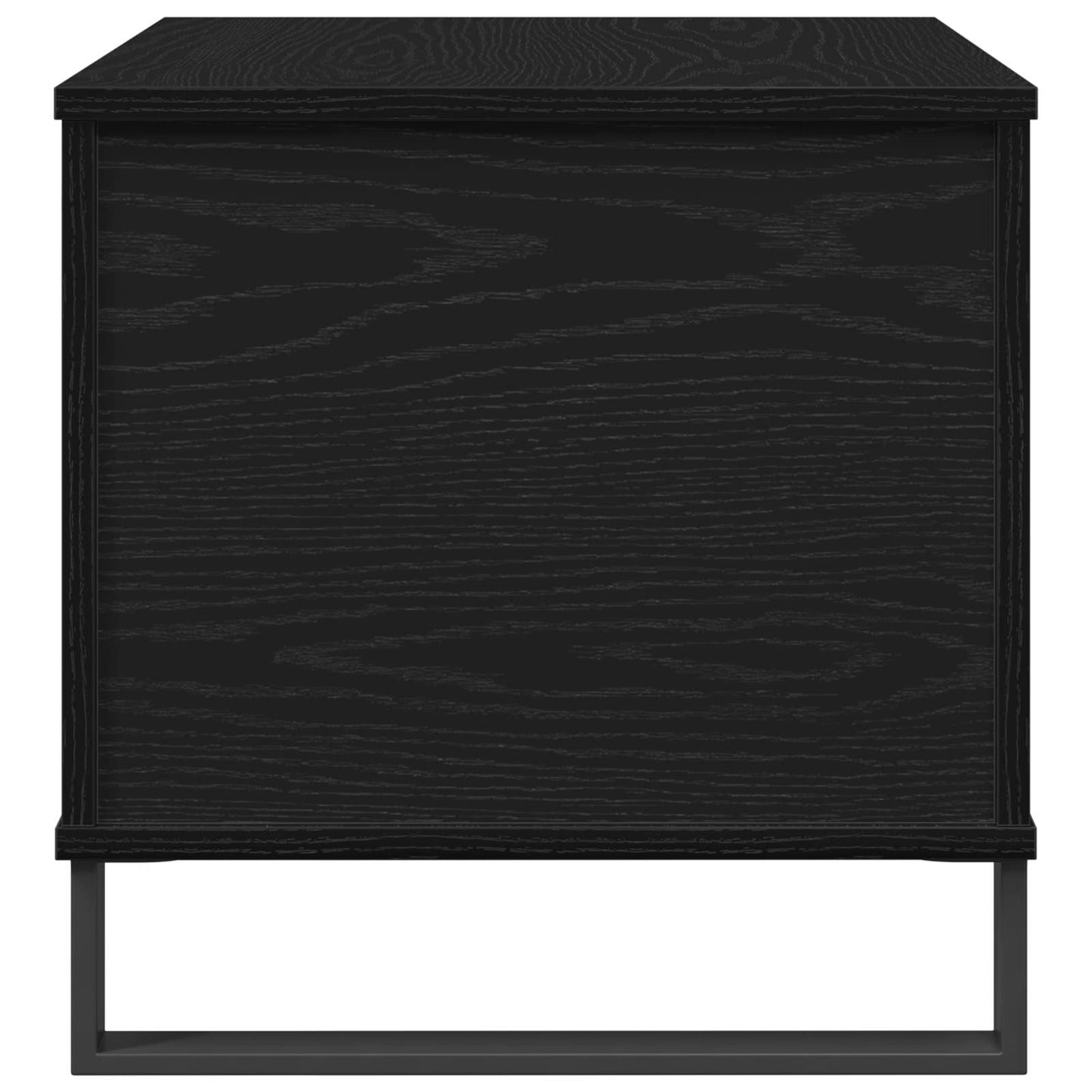 vidaXL Couchtisch Schwarz Eichen-Optik 60 x 44,5 x 45 cm