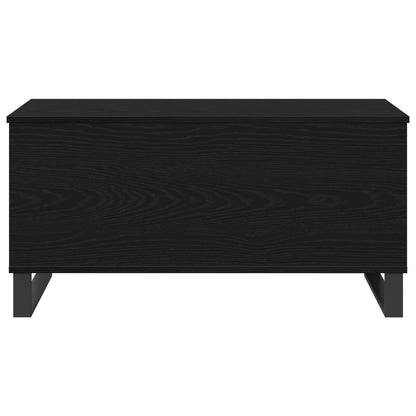 vidaXL Couchtisch Schwarz Eichen-Optik 90 x 44,5 x 45 cm Holzwerkstoff
