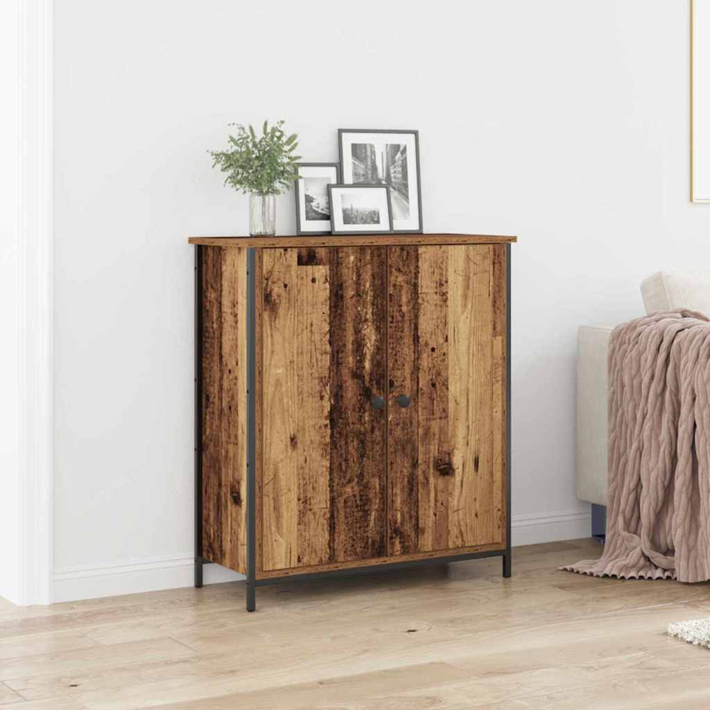 vidaXL Buffet en bois de récupération 70 x 30 x 80 cm Bois d'ingénierie