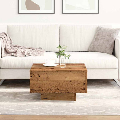 vidaXL Couchtisch Altholz 55 x 55 x 31 cm