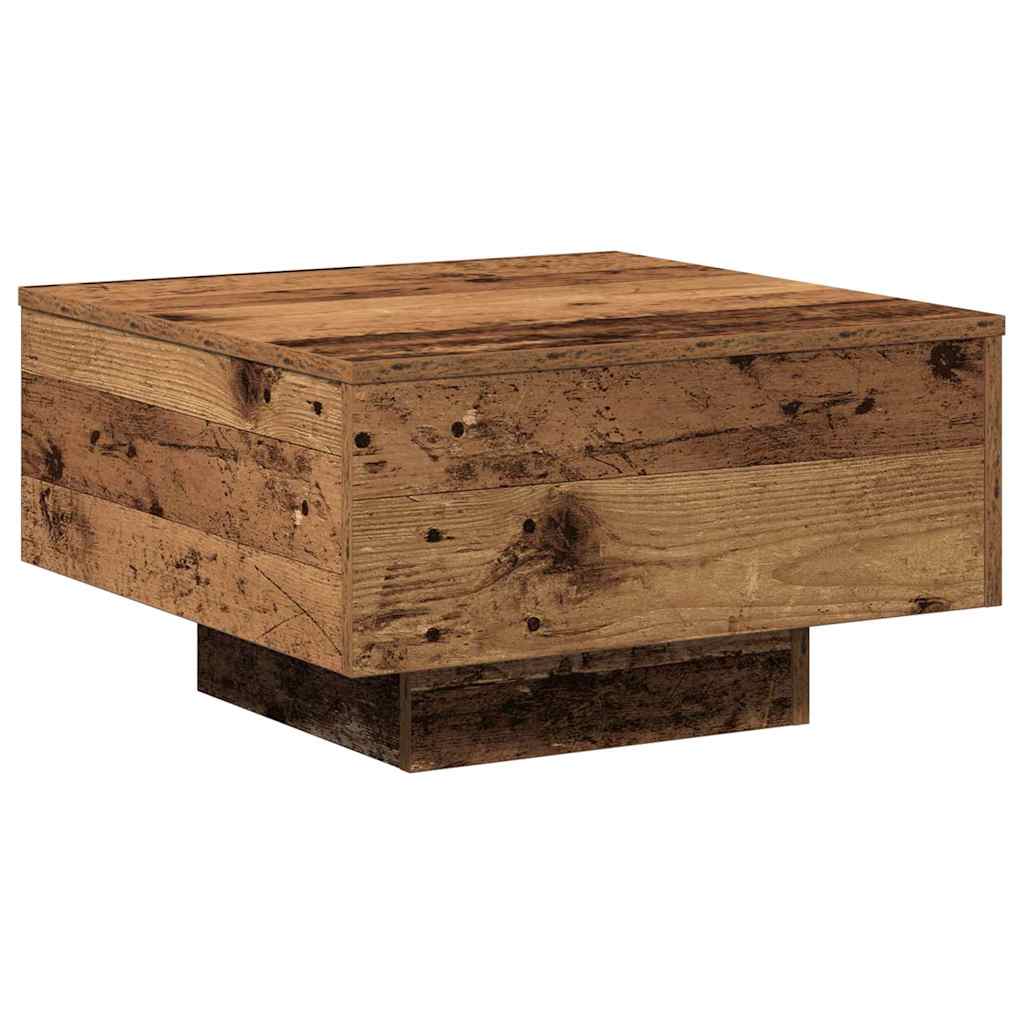 vidaXL Couchtisch Altholz 55 x 55 x 31 cm