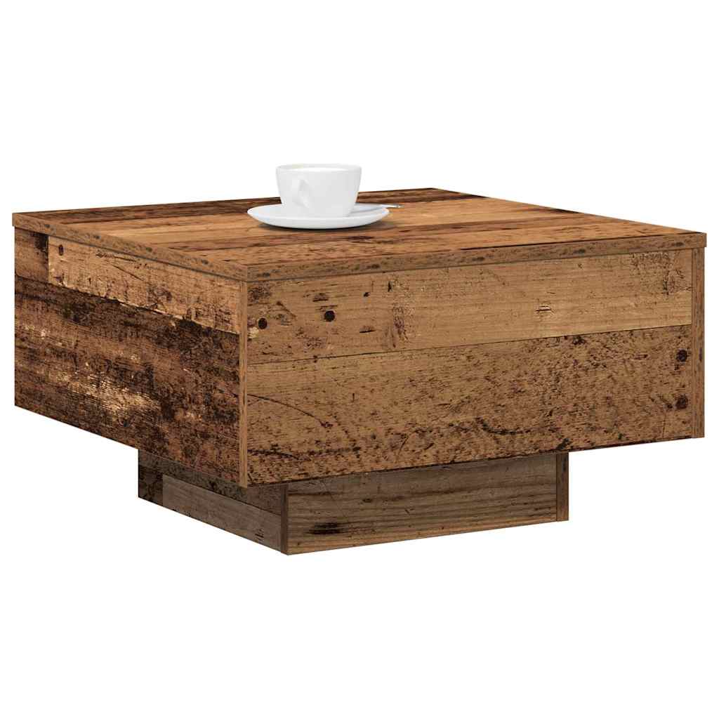 vidaXL Couchtisch Altholz 55 x 55 x 31 cm