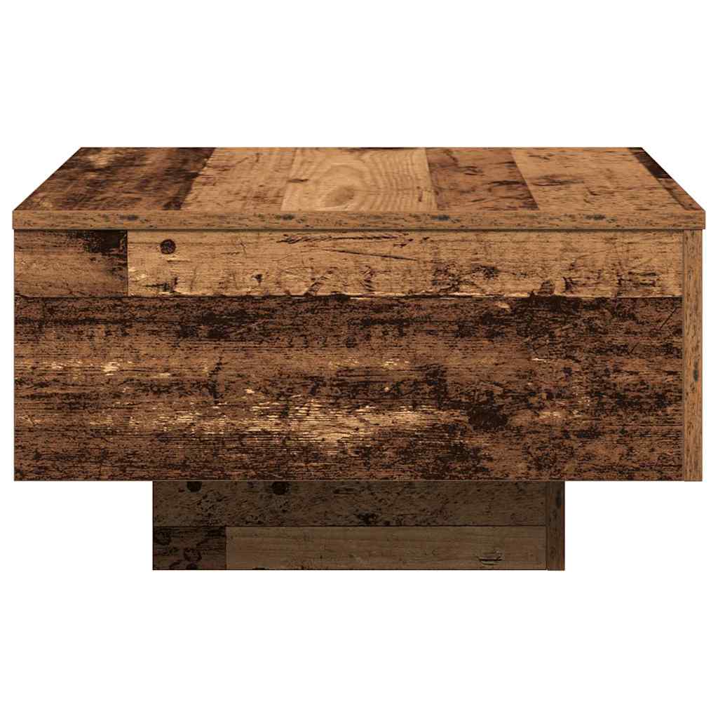 vidaXL Couchtisch Altholz 55 x 55 x 31 cm