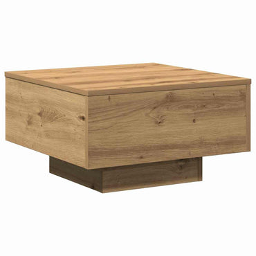 vidaXL Table basse chêne artisan 55 x 55 x 31 cm