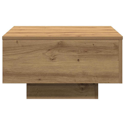 vidaXL Table basse chêne artisan 55 x 55 x 31 cm