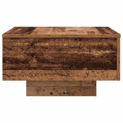 vidaXL Table basse en bois de récupération 55 x 55 x 31 cm Bois d'ingénierie