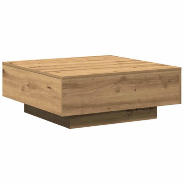 Table basse vidaXL Chêne artisan 80 x 80 x 31 cm