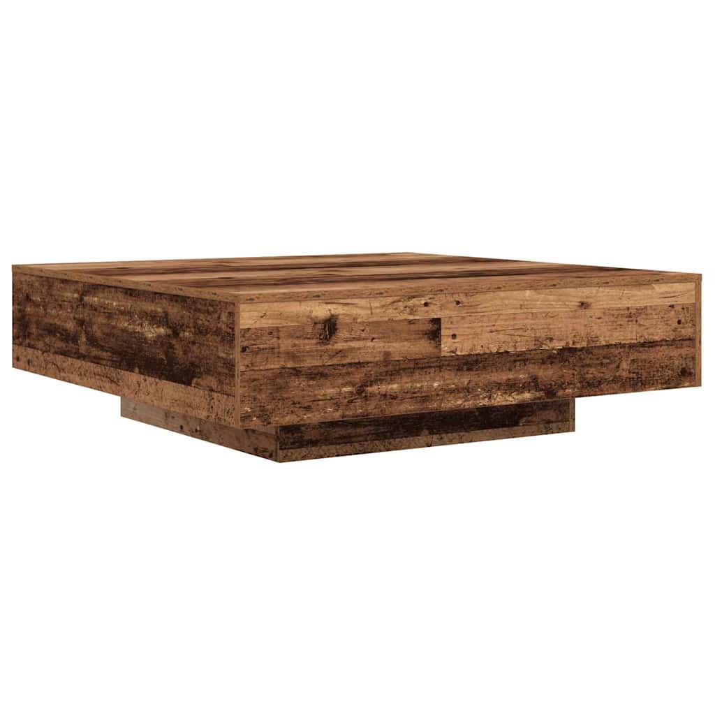 vidaXL Table basse en bois recyclé 100 x 100 x 31 cm Bois d'ingénierie