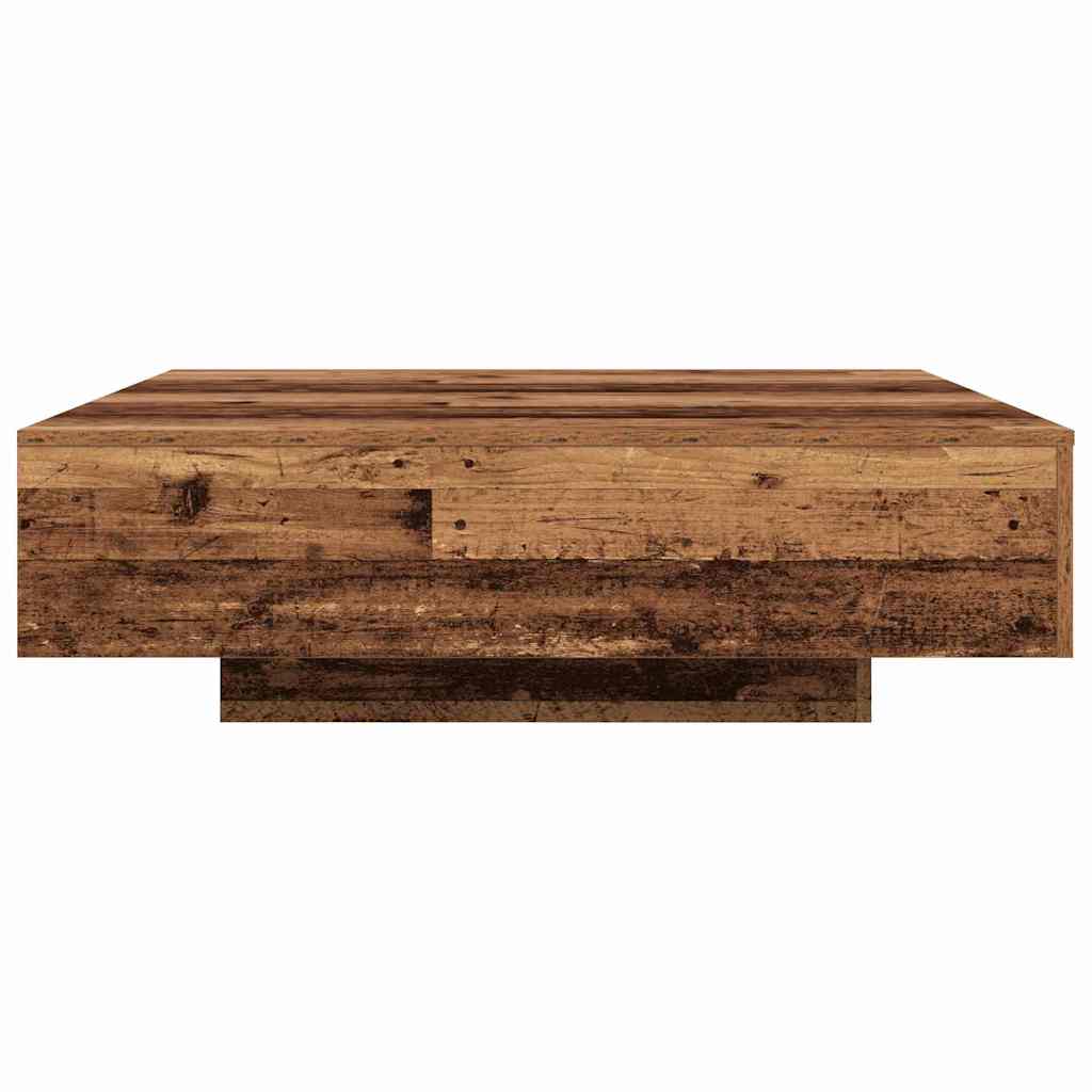 vidaXL Table basse en bois recyclé 100 x 100 x 31 cm Bois d'ingénierie