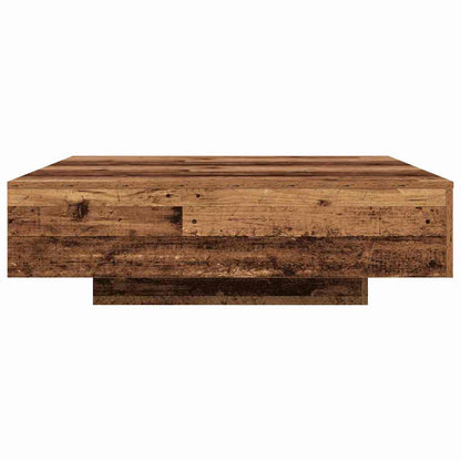 vidaXL Table basse en bois recyclé 100 x 100 x 31 cm Bois d'ingénierie