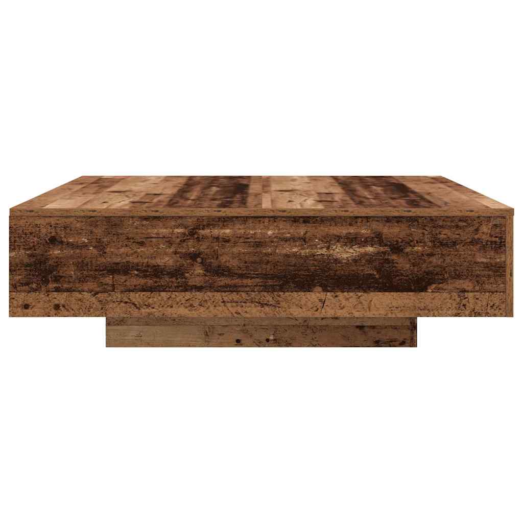 vidaXL Table basse en bois recyclé 100 x 100 x 31 cm Bois d'ingénierie