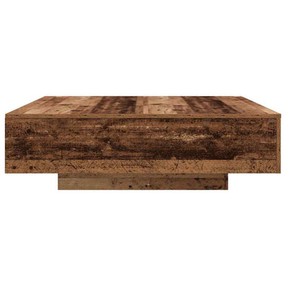 vidaXL Table basse en bois recyclé 100 x 100 x 31 cm Bois d'ingénierie