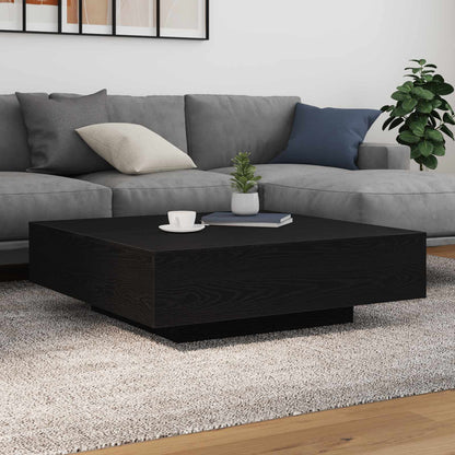 Couchtisch Schwarz Eichen-Optik 100 x 100 x 31 cm Holzwerkstoff