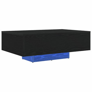 vidaXL Couchtisch Schwarz Eichen-Optik 85 x 55 x 31 cm Holzwerkstoff