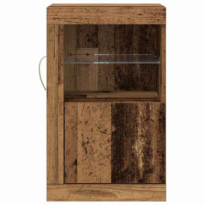 LED-Sideboard Altholz 41 x 37 x 67 cm Holzwerkstoff