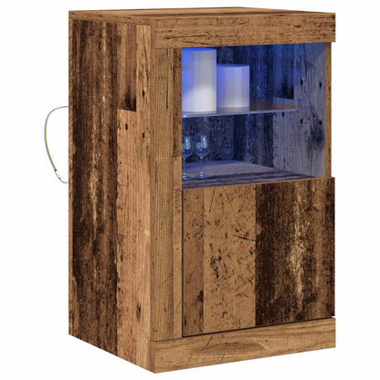 LED-Sideboard Altholz 41 x 37 x 67 cm Holzwerkstoff